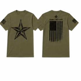 Hamilton Cam American Flag - (Out of Stock) Hamilton Cams T-Shirt