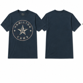 Hamilton Cams Retro Blue Star - (Out of Stock) Hamilton Cams T-Shirt